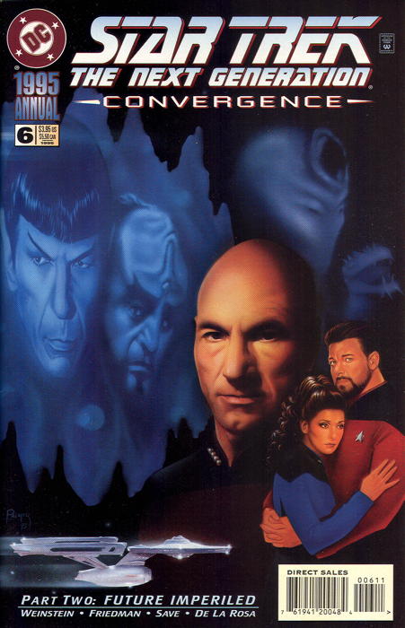 DC Comics: TOS and TNG Annual #6 cover diptych