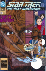 Image - cover illustration for Star Trek: The Next Generation #25, November 1991