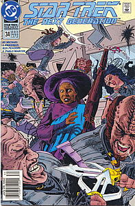 Star Trek: The Next Generation #34 Newsstand