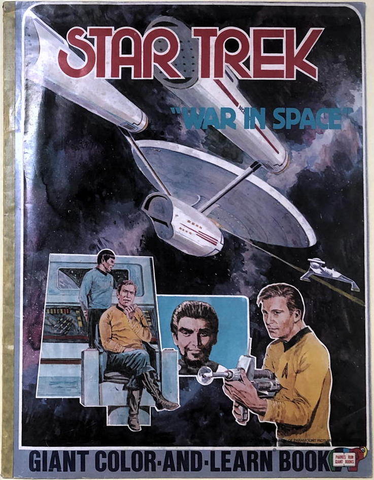 1978 Star Trek Planet Echal's Dilemma Coloring Book LLAP NOS 