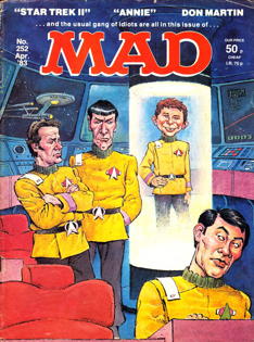 mad magazine star trek parody